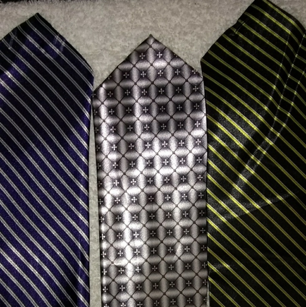 3 Mens Nisen Ties (Bundle of 3)